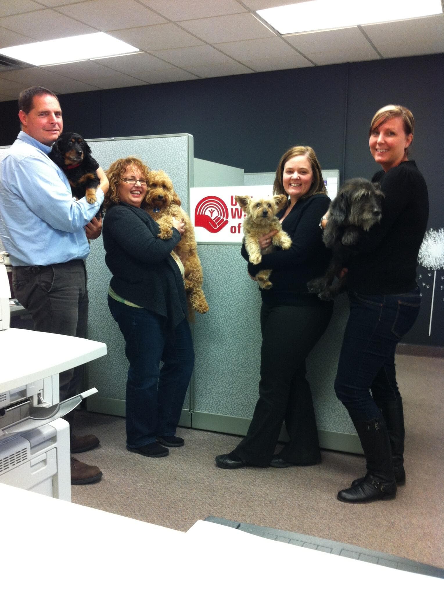 Jay Friesen with United Way Oxford team at community event